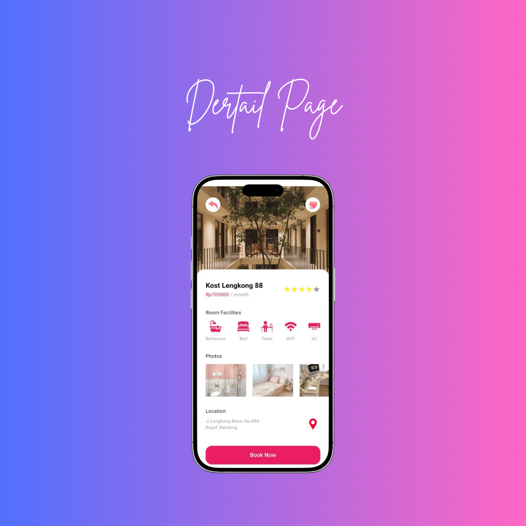 Screenshot proyek Kost by Nanda for Woman Only